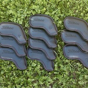 Titleist Magnetic Iron Headcovers Set 3-9 P A S